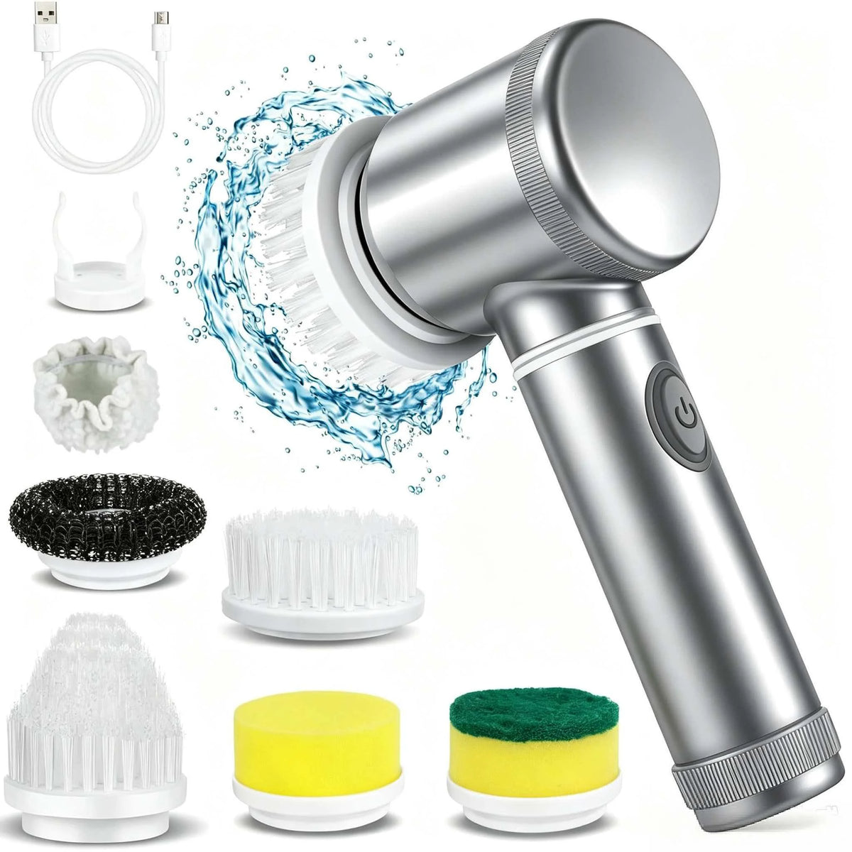Electric dish scrubber
