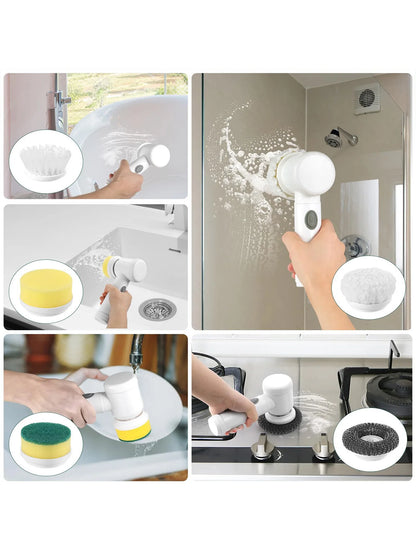Electric dish scrubber